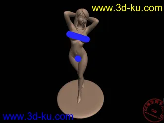 3D打印模型漂亮！可爱！MM人体高模！（obj格式）！！的图片