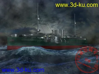 3D打印模型定远号船模的图片