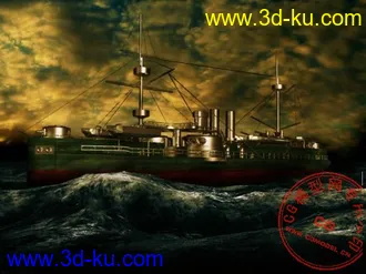 3D打印模型定远号船模的图片