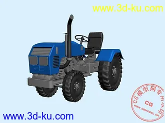 3D打印模型超精细拖拉机的图片
