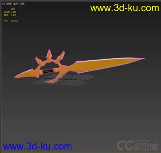一些兵器的模型的图片