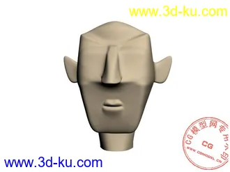 3D打印模型山怪头模的图片