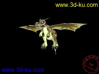 3D打印模型《魔兽世界》小龙（八套帖图）的图片