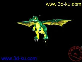 3D打印模型《魔兽世界》小龙（八套帖图）的图片