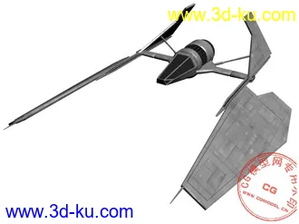 3D打印模型自己做的一个小飞船的图片