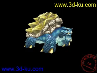 3D打印模型《魔兽世界》龟（五套贴图）的图片