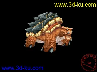 3D打印模型《魔兽世界》龟（五套贴图）的图片