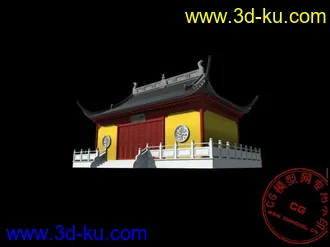 3D打印模型寺院,寺庙,建筑的图片
