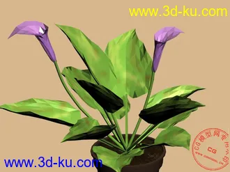 3D打印模型高精花草的图片