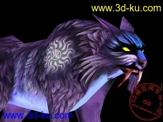 3D打印模型暗夜豹（纯手工贴图）的图片