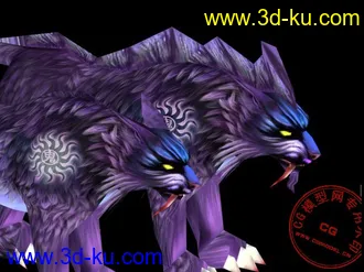 3D打印模型暗夜豹（纯手工贴图）的图片