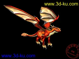 3D打印模型《魔兽世界》龙（七套贴图）的图片