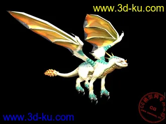 3D打印模型《魔兽世界》龙（七套贴图）的图片