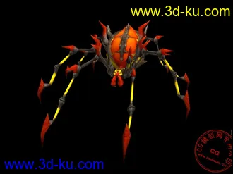 3D打印模型《魔兽世界》大蜘蛛（三套贴图）的图片