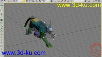 3D打印模型发个自己做的豹动作!的图片