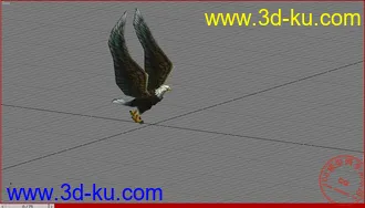 再发个老鹰模型+自己调的动作!!的图片