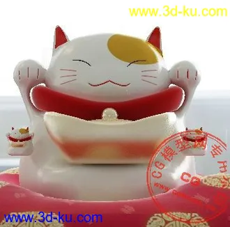 3D打印模型金蟾纳财 金牛送喜 招财猫的图片