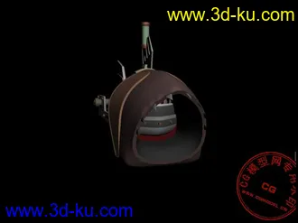 3D打印模型再发一只机械鱼~3DS+贴图的图片