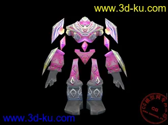 3D打印模型《魔兽世界》ArcaneGolem（七套贴图）的图片