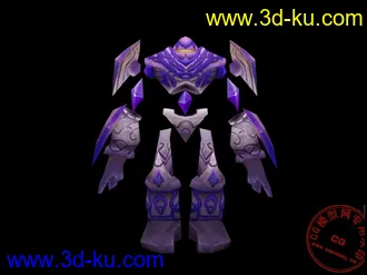 3D打印模型《魔兽世界》ArcaneGolem（七套贴图）的图片
