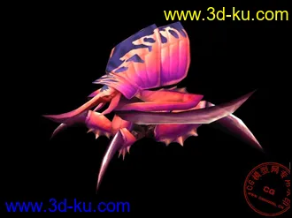 3D打印模型《魔兽世界》巨甲虫（四套贴图）的图片
