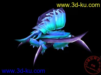3D打印模型《魔兽世界》巨甲虫（四套贴图）的图片