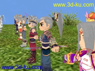 3D打印模型热血江湖合集 不断更新中。。。的图片