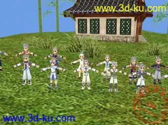 3D打印模型热血江湖合集 不断更新中。。。的图片