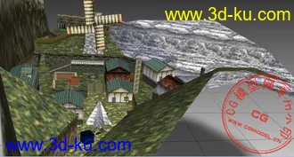 3D打印模型薩爾達傳說-時之笛-的兩個地圖的图片