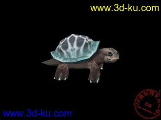 3D打印模型《魔兽世界》小乌龟（三套贴图）的图片