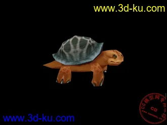 3D打印模型《魔兽世界》小乌龟（三套贴图）的图片