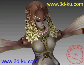 3D打印模型薩爾達傳說-署光公主-人魚皇后的图片