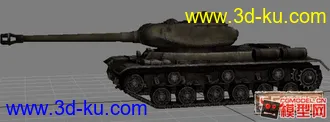 3D打印模型《战地１９４２》苏军SI2重型坦克的图片
