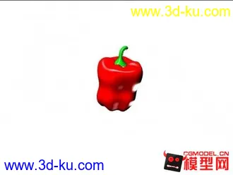 3D打印模型一个诱人的苹果的图片