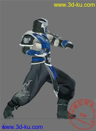 3D打印模型SubZero from Mortal Kombat Deception的图片