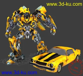 3D打印模型再发一个带变形动作的高模变形金刚的图片