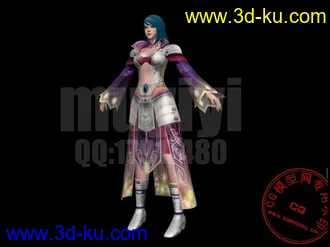 3D打印模型女战士的图片