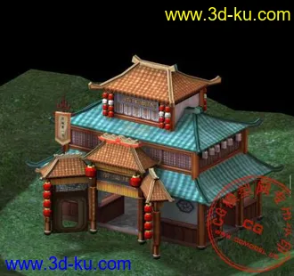 3D打印模型酒店的图片