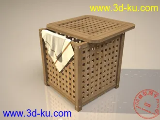 3D打印模型中式储存箱的图片