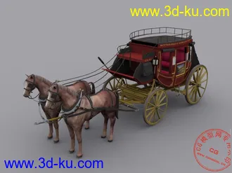 3D打印模型贵族马车!的图片