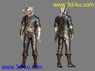3D打印模型巫师2：刺客之王男主角的图片