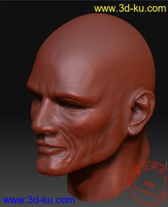 3D打印模型发几个自己的ZB人头作品,带OBJ格式中模,文件有点大....寒....的图片