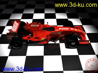 法拉利2008新款F1模型的图片