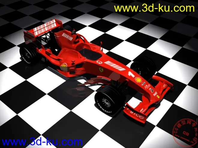 法拉利2008新款F1模型的图片8