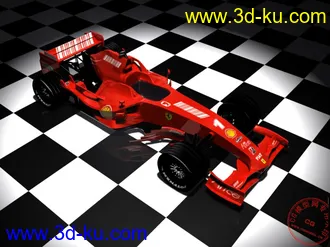 法拉利2008新款F1模型的图片