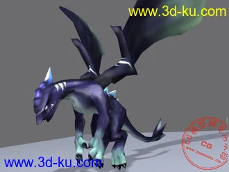3D打印模型自己做的魔兽虚空幼龙.的图片