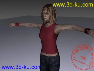 3D打印模型寂静岭3的主角 女的图片