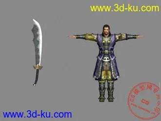 3D打印模型[首发]无双大蛇---夏侯惇的图片