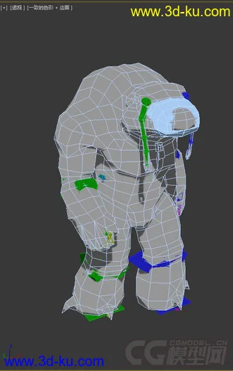 3D打印模型老外做的一个小怪的图片