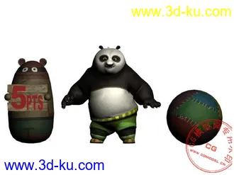 3D打印模型功夫熊猫~~~的图片